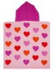 Le Comptoir de la Plage Badponcho "Curs" lichtroze - (L)60 x (B)60 cm