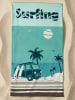 Le Comptoir de la Plage Mikrofaser-Strandtuch ''Surfango'' in Türkis - (L)170 x (B)90 cm