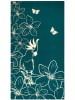 Le Comptoir de la Plage Mikrofaser-Strandtuch ''Serifos'' in Petrol - (L)170 x (B)90 cm