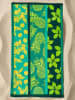 Le Comptoir de la Plage Mikrofaser-Strandtuch ''Mitjana'' in Grün - (L)170 x (B)90 cm