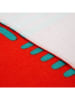 Le Comptoir de la Plage Mikrofaser-Strandtuch ''Solari'' in Orange - (L)170 x (B)140 cm
