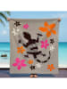 Le Comptoir de la Plage Mikrofaser-Strandtuch ''Tavira'' in Beige/ Bunt - (L)170 x (B)140 cm