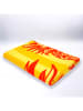 Le Comptoir de la Plage Mikrofaser-Strandtuch ''Pop-Ananas'' in Gelb/ Rot - (L)150 x (B)75 cm