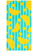 Le Comptoir de la Plage Ręcznik plażowy "Pop-Citron" w kolorze turkusowo-żółtym - 150 x 75 cm