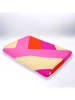 Le Comptoir de la Plage Mikrofaser-Strandtuch ''Rayure-Pop'' in Pink/ Orange/ Creme - (L)150 x (B)75 cm