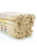 Le Comptoir de la Plage Fouta "Fidji" beige/lichtblauw - (L)160 x (B)90 cm