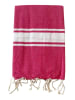 Le Comptoir de la Plage Fouta "Kozo" w kolorze różowym - 200 x 100 cm
