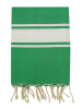 Le Comptoir de la Plage Fouta ''Kozo'' in Grün - (L)200 x (B)100 cm