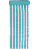 Le Comptoir de la Plage Strandmatte "Bahia" in Türkis/ Weiß - (L)180 x (B)60 cm