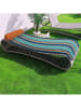 Le Comptoir de la Plage Strandmatte "Zamora" in Blau/ Türkis/ Orange - (L)180 x (B)60 cm