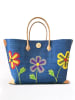 Le Comptoir de la Plage Strandtasche ''Isandra'' in Blau - (B)45 x (H)35 x (T)20 cm
