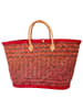 Le Comptoir de la Plage Strandtas "Aravola luxe" rood - (B)55 x (H)30 x (D)25 cm