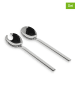 Studio Round 2tlg. Set: Salatbesteck "Strom" in Silber - (L)25 cm
