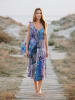 Isla Bonita by SIGRIS Kleid in Blau/ Lila