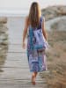 Isla Bonita by SIGRIS Kleid in Blau/ Lila
