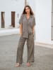 Isla Bonita by SIGRIS Hemd in Schwarz/ Gelb