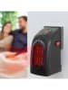 InnovaGoods Tragbare Mini-Heizung in Schwarz - (B)8,5 x (H)16 x (T)12,5 cm