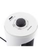 InnovaGoods Zelfdraaiende keramische verwarming wit/zwart - (H)23,5 cm
