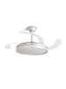 InnovaGoods Wentylator sufitowy LED w kolorze srebrno-białym - wys. 40,5 cm