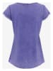 Zwillingsherz Shirt in Lila