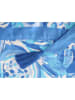 Zwillingsherz Driehoekige doek "Aquarell Print" lichtblauw - (L)200 x (B)100 cm