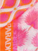 Zwillingsherz Tuch "Paradise Vibes" in Pink/ Orange - (L)200 x (B)100 cm