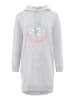 Zwillingsherz Sweatkleid in Grau