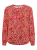 Zwillingsherz Bluse "Paisley Traum" in Rot