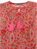Zwillingsherz Bluse "Paisley Traum" in Rot