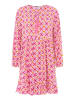Zwillingsherz Kleid "Grafisch Classic" in Rosa/ Pink