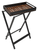 Wenko Beistelltisch ''Taba'' in Schwarz/ Braun - (B)60 x (H)89 x (T)40 cm