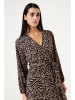 Garcia Kleid in Beige/ Schwarz