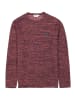 Garcia Sweter w kolorze czarno-ciemnoczerwonym