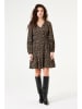 Garcia Kleid in Beige/ Schwarz