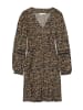 Garcia Kleid in Beige/ Schwarz