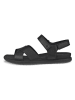 Ecco Leder-Sandalen "Damara" in Schwarz