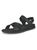 Ecco Leder-Sandalen "Damara" in Schwarz