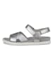 Ecco Leder-Sandalen "Damara" in Silber