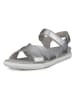 Ecco Leder-Sandalen "Damara" in Silber