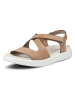 Ecco Leren sandalen "Flowt" beige