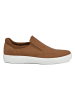 Ecco Leder-Slipper "Classic" in Hellbraun