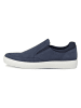 Ecco Leren instappers "Classic" donkerblauw