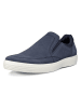 Ecco Leren instappers "Classic" donkerblauw