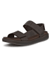 Ecco Leren sandalen "Flowt" bruin
