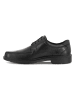 Ecco Leder-Schnürschuhe "Helsinki" in Schwarz