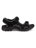 Ecco Leder-Sandalen "Onroads" in Schwarz