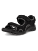 Ecco Leren sandalen "Onroads" zwart
