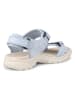 Ecco Leder-Sandalen "Onroads" in Hellblau