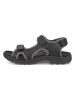 Ecco Leder-Sandalen "Onroads" in Schwarz