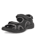 Ecco Leder-Sandalen "Onroads" in Schwarz